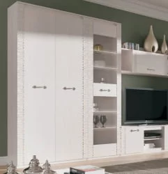 Шкаф двухдверный Элана Бодега белая