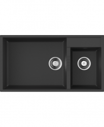 Мойка Omoikiri Tedori 85-2-U-Bl Tetogranit/Черный