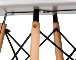 Маленький обеденный стол DOBRIN CHELSEA 80 Светло-серый GR-01