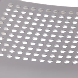 Стул со спинкой ADDE (mod. C-049) металл/пластик, 39 х 49 х 78 см, Grey (серый) /White (белый)