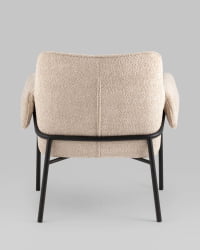 Кресло лаунж Бесс альпака Бежевый