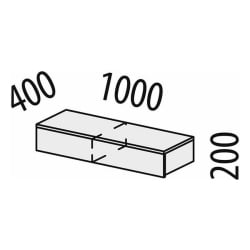 Туалетный стол-консоль Монако 903.15 Дуб Вотан / Белый шпон / Альпийский белый