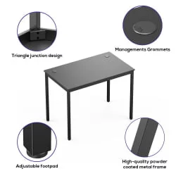 Стол письменный Eureka ERK-CD-039B-V1 Black