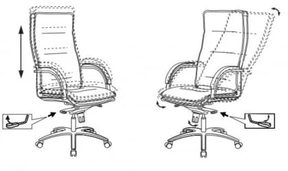Кресло руководителя Бюрократ T-9927SL Черный