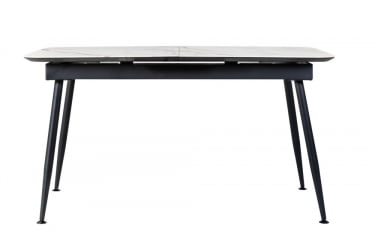 Стол Месси раздвиж. 140-180 Светлый мрамор/Бабочка