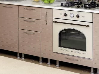 Кухонный гарнитур угловой Анастасия №7 Белый Капучино