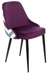 Стул для кухни Бюрократ KF-5 зигзаг VIOLET