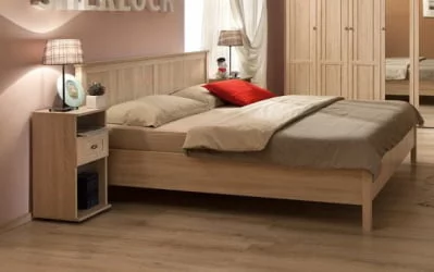 Полутороспальная кровать Sherlock 43 Дуб Сонома (спальня)