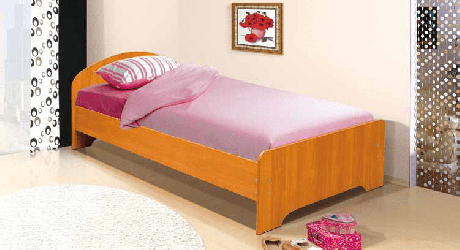 Кровать 900 х 1900 с низкой ножной спинкой Анкор светлый