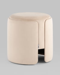 Пуф Taks велюр (молочный)