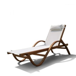 Шезлонг-лежак Мальта AFM-511C White