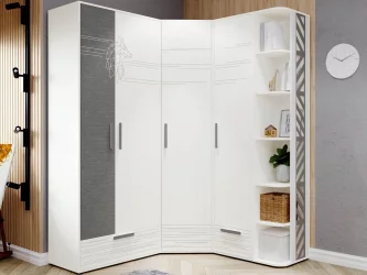 Угловой шкаф в комплекте Аляска 9