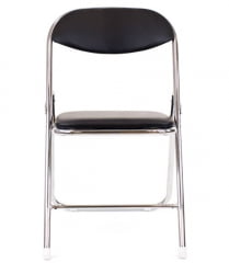 Стул Everprof Joker Chrome Экокожа Черный