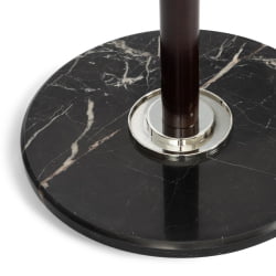 Вешалка Hanami (mod. GH-8617) дерево/хром/мрамор, 37 x 37 x 175 см, Black (Черный) / Walnut (Орех)