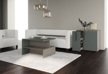 Зона для посетителей VELION №4 Нефрит Дуб Сильвер