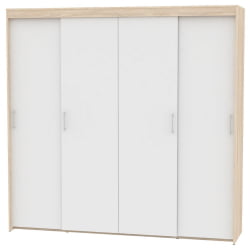 Шкаф-купе T-5-230х235х45(ДСС-Белый-6)