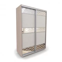 Шкаф-купе 2-х дверный Акцент-Лайн КР 1600х600 Ясень шимо светлый