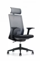Кресло офисное ПАРТНЕР Серая сетка