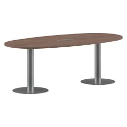 Конференц-стол на 6-8 человек IMAGO ПРГ-3 Ясень Шимо-алюминий