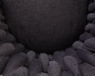 Стул барный DOBRIN LEON Синяя ткань LAR-275-29