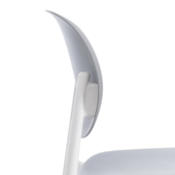 Стул ADORE (mod. XRB-1025) пластик, серый / белый (grey / white), 41 х 53 х 81,5 см