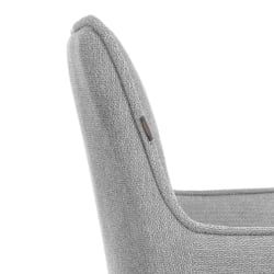 Кресло Murano/Мурано опора 360, велюр/букле (HYP), светло-серый