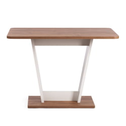 Дизайнерский стол TIBI нераздвижной ЛДСП, 68,6 х 110 х 75 см, Дуб Канзас/Пепел