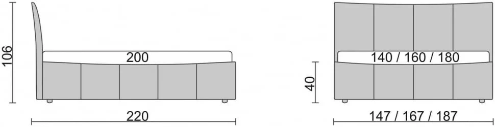 Кровать Stella Белый_68181