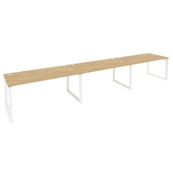 Рабочая станция на О-образном м/к ONIX O.MO-RS-3.4.8 Тиквуд Светлый/Белый