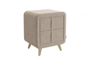 Тумба прикроватная Софи 2 TM-001.2 капучино (велюр)