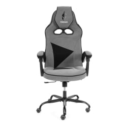 Кресло Arena metalBL велюр, серый/черный, 29/35