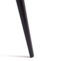 Стул ABRUZZO ( mod. 8060 ) металл/вельвет, 52 х 63 х 85 см, коралловый (HLR 44)/черный