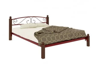Кровать Вероника Lux 1200х1900 Красная
