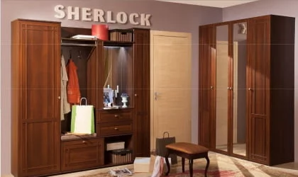 Корпус шкафа для обуви Sherlock 73 Орех шоколадный