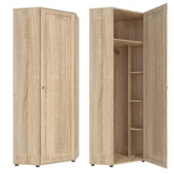 Угловой шкаф в прихожую Оскар-7 (А) Модена 07 Дуб сонома светлый