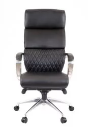 Кресло для руководителя Everprof President Кожа Черный