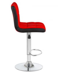 Стул барный DOBRIN CANDY (красно-черный) 2 шт
