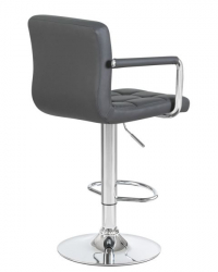 Стул барный DOBRIN KRUGER ARM (серый) 2 шт
