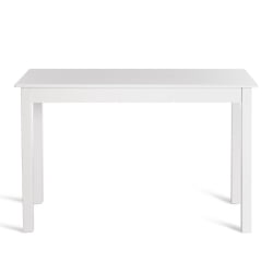 Стол MOSS бук, мдф, 68 х 124 х 77 см, white (белый)