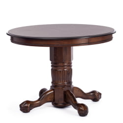 Раздвижной овальный стол Rochester -STC- (4260-STC) дерево гевея/мдф, 106 (150) х 106 х 75 см, Tobacco