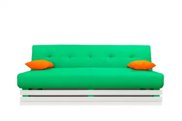 Диван дсп (лдсп) MANGO 1 (2 категория) Зеленый Оранжевый