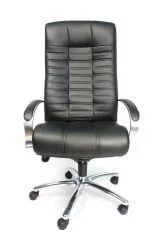 Кресло руководителя Атлант АЛ М экокожа Черный / Atlant AL M