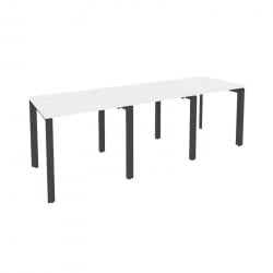 Рабочая станция на П-образном м/к ONIX O.MP-RS-3.0.7 Белый Бриллиант/Антрацит