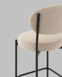 Стул Полубарный Бриф DD ПБ велюр бежевый