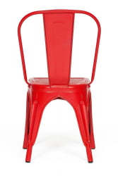 Стул LOFT CHAIR (mod. 012) металл, 45*35*85см, красный/red vintage