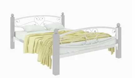 Кровать Каролина Lux plus 1600х2000 Белая