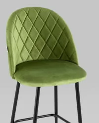 Стул барный Марсель Б велюр Травяной