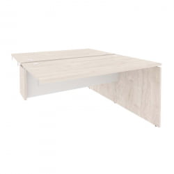 Стол-приставка двойной к опорным элементам ОНИКС О.Д.СПР-3.8 Денвер Светлый/Белый / ONIX O.D.SPR-3.8