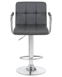 Стул барный DOBRIN KRUGER ARM (серый) 2 шт