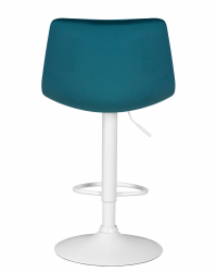 Стул барный DOBRIN TAILOR WHITE (морской волны велюр (MJ9-99)) 2 шт